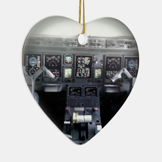 Embraer 145 stuurhut keramisch ornament (Rechts)