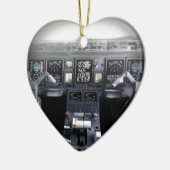 Embraer 145 stuurhut keramisch ornament (Links)