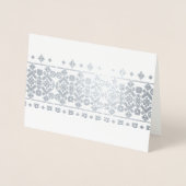 Embreiderig ontwerp folie kaarten (Voorkant)