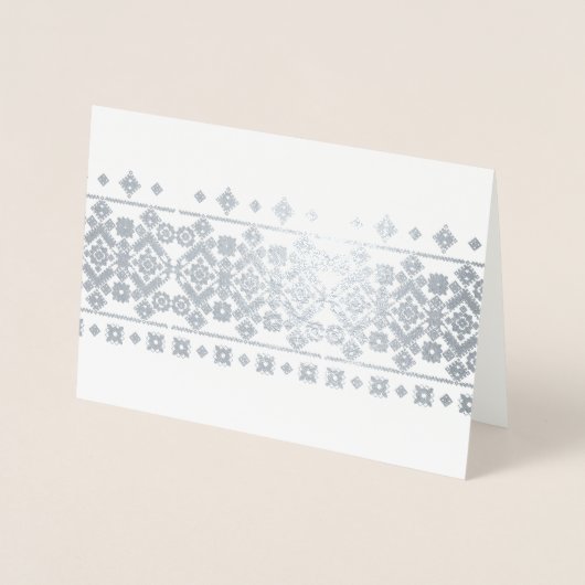Embreiderig ontwerp folie kaarten (Voorkant)