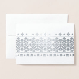 Embreiderig ontwerp folie kaarten