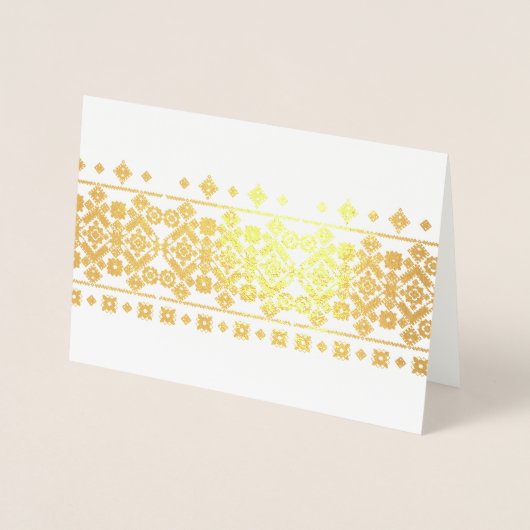 Embreiderig ontwerp folie kaarten (Voorkant)
