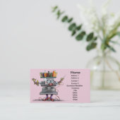 Embreiderkaart Visitekaartje (Staand voorkant)