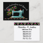 Embroederij - Mode - Seamstress Visitekaartje (Voorkant / Achterkant)