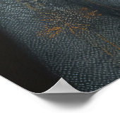 Embroided Moo Jacket- Funny koe in een kostuum Poster (Hoek)