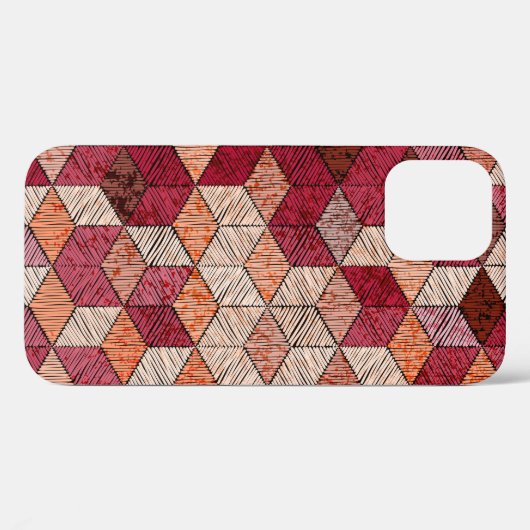 Embroided patchwork naadloos patroon. Bohemen. Case-Mate iPhone Case (Achterkant (horizontaal))