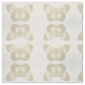 Embroider Lace Butterfly Fabric Stof (Swatch)