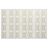 Embroider Lace Butterfly Fabric Stof (Fat Quarter)