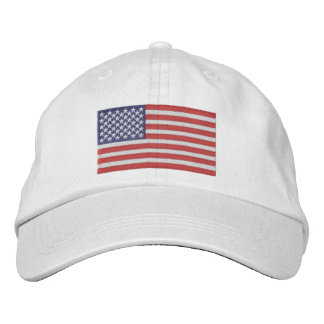 Embroidered American Flag Cap Geborduurde Pet