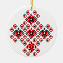 Embroidered Christmas Ornament 1