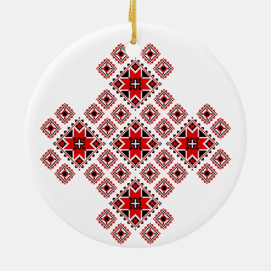 Embroidered Christmas Ornament 1 (Achterkant)