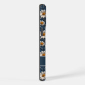 Embroidered Daisy Denim Phone Case with Name iPhone Hoesje (Rechterkant)