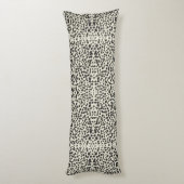 Embroidered Effect Dalmatian Fur Print Lichaamskussen (Achterkant (Verticaal))
