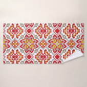 Embroidered handmade cross-stitch ethnic Ukraine p Badhanddoek (Badhanddoek)