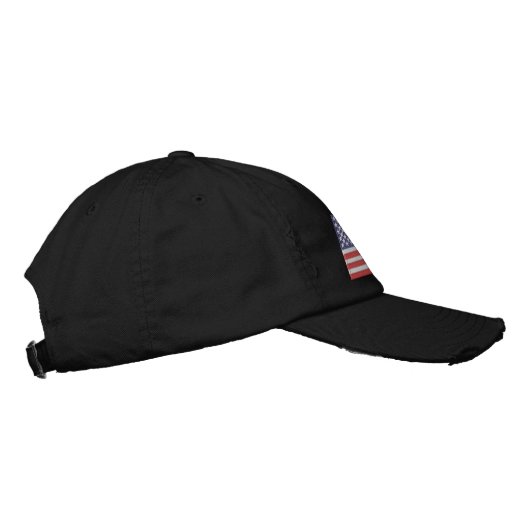 Embroidered Hat American Flag Geborduurde Pet (Rechts)