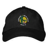 Embroidered Hat - Black Geborduurde Pet (Voorkant)