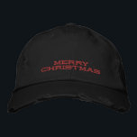 Embroidered Hat Geborduurde Pet<br><div class="desc">"MERRY CHRISTMAS" geborduurd Pet</div>
