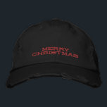 Embroidered Hat Geborduurde Pet<br><div class="desc">"MERRY CHRISTMAS" geborduurd Pet</div>