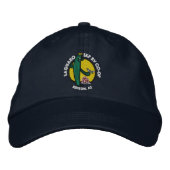 Embroidered Hat - Navy Blue Geborduurde Pet (Voorkant)
