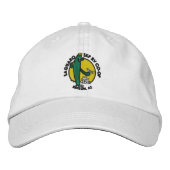 Embroidered Hat - White Geborduurde Pet (Voorkant)