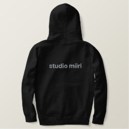 EMBROIDERED HOODIE studio miiri