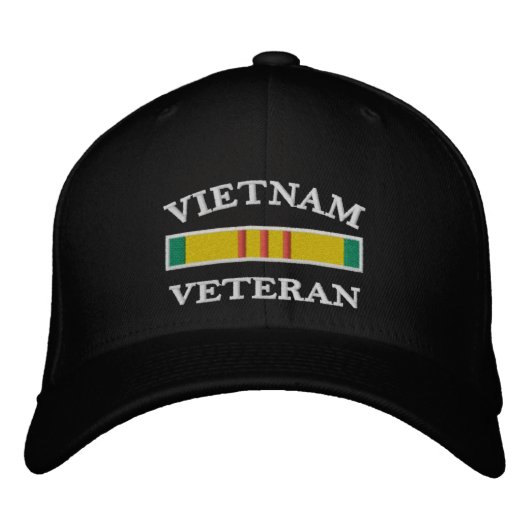 Embroidered HVietnam Veteran hat Geborduurde Pet (Voorkant)