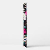 Embroiderige pauw veren naadloos patroon. klas Case-Mate iPhone case (Achterkant / Rechts)