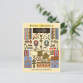 Embroidery and Jewelry - Frankrijk, 19e eeuw Briefkaart (Staand voorkant)