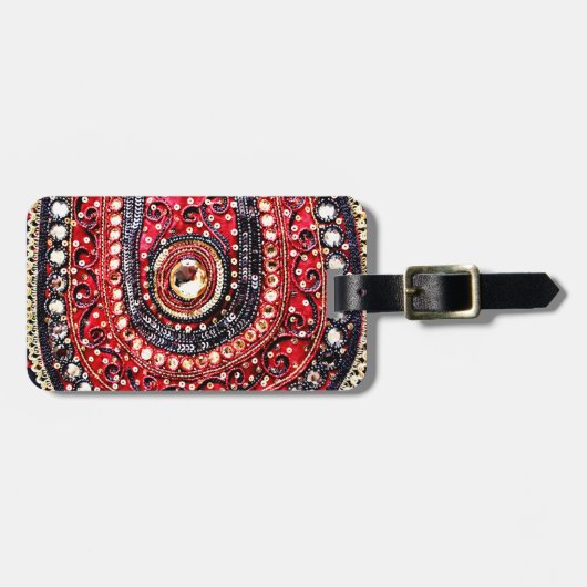 Embroidery Bagagelabel (Voorkant horizontaal)