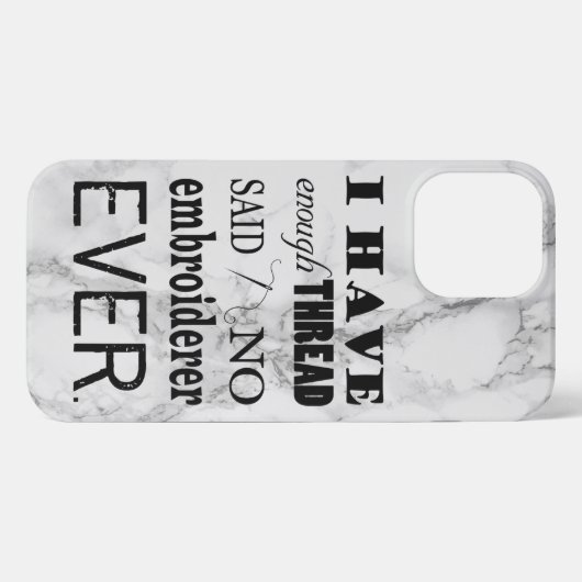 Embroidery Crafts iPhone Hoesje (Achterkant horizontaal)