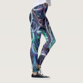 Embroidery Floss-textuur ・ Kunstwerk Leggings (Rechts)