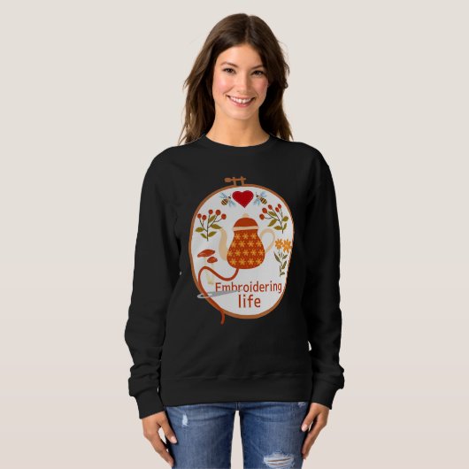 Embroidery Hoop Trui (Voorkant volledig)