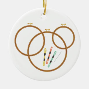 Embroidery Hoops Keramisch Ornament