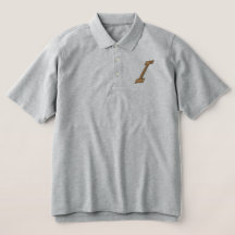 Embroidery Monogram Letter I Initiaal