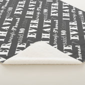 Embroidery niet genoeg Thread Stitcher maakt donke Sherpa Deken (3/4)