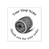 Embroidery Seamstress Sjabloon Kleine Onderneming Rubberstempel (Afrduk)