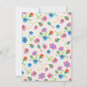 Embroidery Taco 'bout Love couples shower invite Kaart (Achterkant)