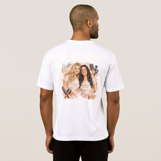 Embryn Kleurenbalk. Oprichters T-shirt (Achterkant volledig)