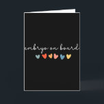 Embryo Aan Boord Hart Ivf Overdracht Dag Vruchtbaa Kaart<br><div class="desc">Embryo Aan Boord Hart Ivf Overdracht Dag Vruchtbaarheid Verpleegster Moeder</div>