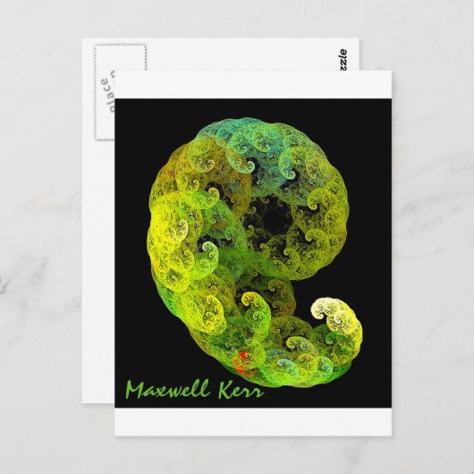 Embryo Briefkaart (Voorkant / Achterkant)