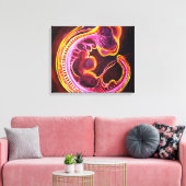 Embryo Canvas Afdruk (Insitu (Woonkamer))