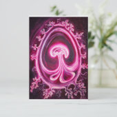 Embryo met placenta bedankkaart (Staand voorkant)