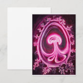 Embryo met placenta bedankkaart (Voorkant / Achterkant)