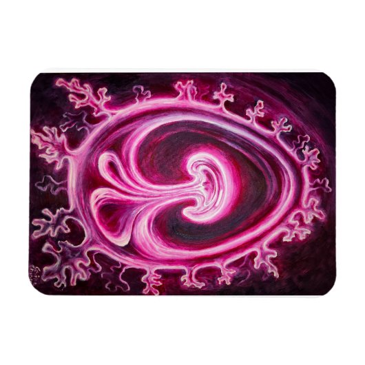 Embryo met placenta magneet (Horizontaal)