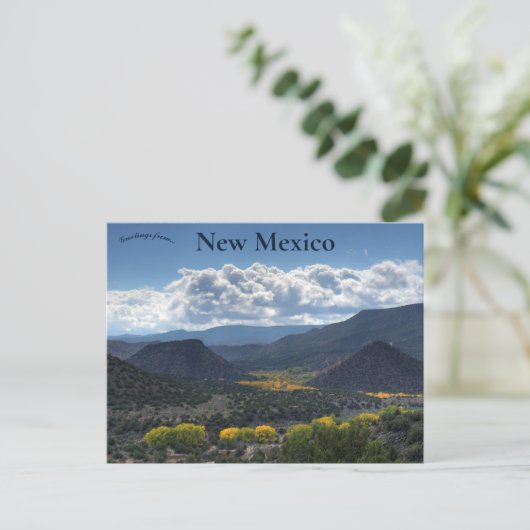 Embudo New Mexico USA Briefkaart (Staand voorkant)