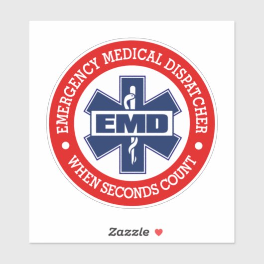 EMD (Emergency Medical Dispatcher) Sticker (Vel)