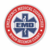 EMD (Emergency Medical Dispatcher) Sticker (Voorkant)