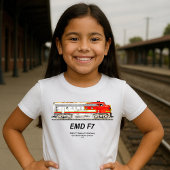 EMD F7 Santa Fe Warbonnet diesellocomotief. T-shirt