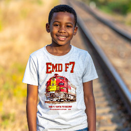 EMD F7 Santa Fe Warbonnet diesellocomotief. T-shirt