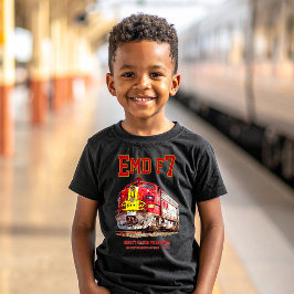 EMD F7 Santa Fe Warbonnet diesellocomotief. T-shirt